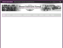 Tablet Screenshot of museofunerario.com.ar